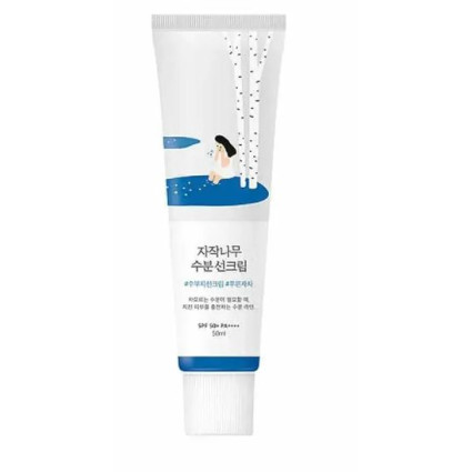 Увлажняющий солнцезащитный крем с березовым соком Round Lab Birch Juice Moisturizing Sunscreen SPF50