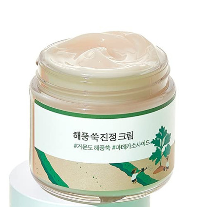 Успокаивающий крем с морской полынью Round Lab Mugwort Calming Cream