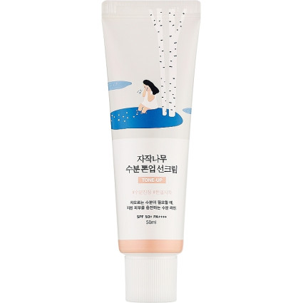 Тонирующий солнцезащитный крем SPF 50 Round Lab Birch Juice Moisturizing Tone-Up Sunscreen