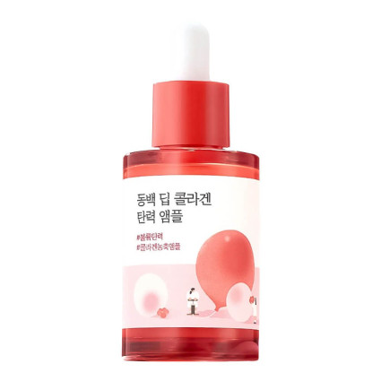 Концентрованная сыроватка с коллагеном Round Lab Camellia Deep Collagen Firming Ampoule